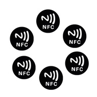 6PCS NFC Stickers Ntag213 Tags NTAG 213 Sticker Label  nfc micro tag