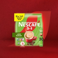 Nescafe 3 in 1 Instant Coffee 25% Less Sugar (30s)