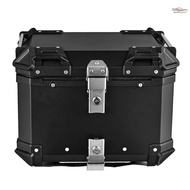 36L Motorcycle Rear Trunk Aluminum Alloy Luggage Case Quick Release Motorbike Tail Storage Box Waterproof &amp; Shock Absorption with 2 Keys Reflective Sticker  MOTO-4.22