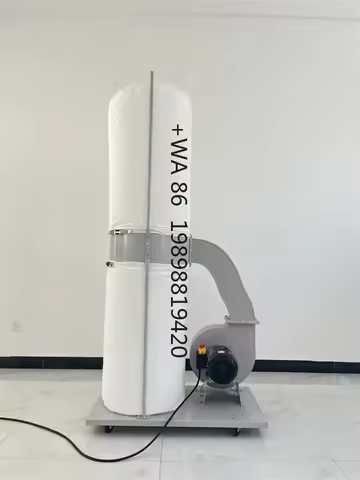 Dust Collector with Collection Bag and Mobile Base MF9022 1,300 CFM 5-Micron Woodworking