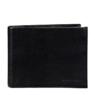 【W小舖】Calvin Klein CK 黑色 素面真皮皮革 男夾 皮夾 短夾 錢包~全新真品現貨在台 C43316