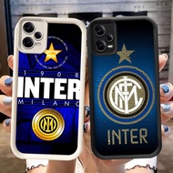 DK-66 Inter Milan Silicone Casing black and white for Xiaomi Redmi poco Note 12 3 X5 F5 F6 Turbo 15C