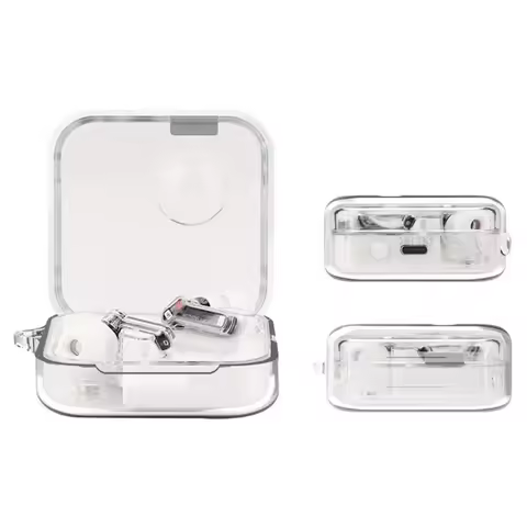For Nothing Ear (1) Wireless Earphone Translucent Protective Case Waterproof Earphone Charger Box Ca