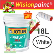 JOTAPLAST MAX 18L - 0000 White • Jotun ( FREE 7" ROLLER SET ) Acrylic Emulsion • Interior • Wall • C