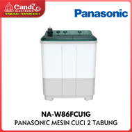 PANASONIC Mesin Cuci 2 Tabung 8,5 KG RATU Series NA-W86FCU1G