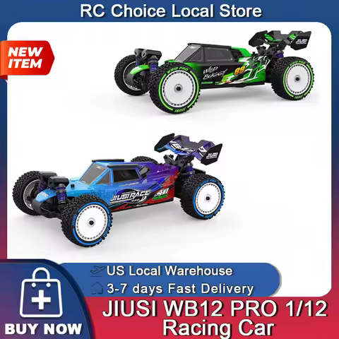 JIUSI WB12 PRO 1/12 Racing Car 80km/h Brushless 4WD RC Car High Speed 2.4G Remote Control Car Compet