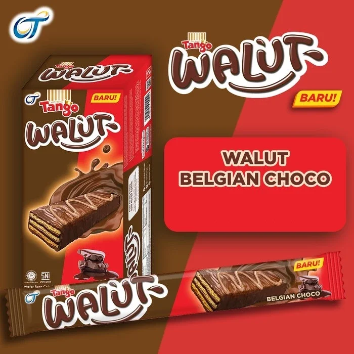 Wafer Tango Walut kemasan 1 Box