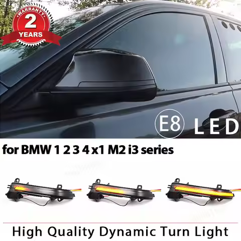 Black Dynamic Blinker Mirror Light for BMW 1 2 3 4 X1 M Series F20 F30 F31 F32 F33 F34 F36 E84 F87 i
