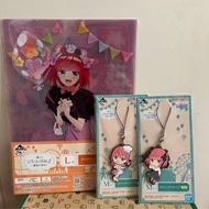 五等分的花嫁  一番賞 L/M賞 file 掛件 set（二乃）