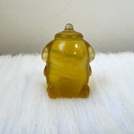 黃螢石布甸狗 | 水晶 | 水晶擺件 | 水晶卡通及動物