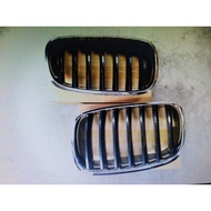 BMW E70 X5 FRONT KIDNEY GRILL CHROME INNER BLACK LOOK