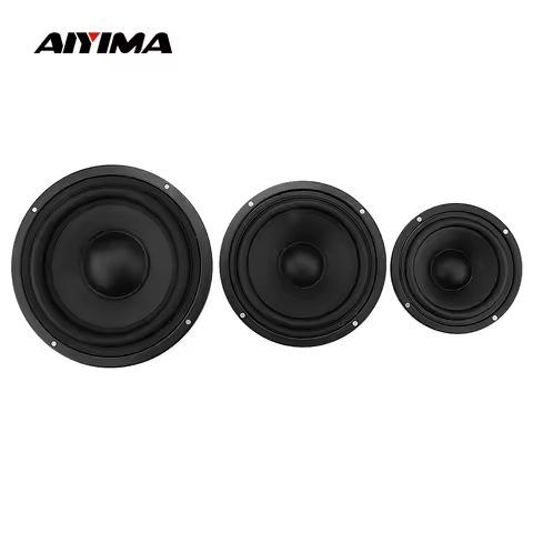 AIYIMA 2Pcs Speaker Bass Radiator Passive Radiator 4 5 6.5 Inch Bass Vibration Membrane Woofer Speak