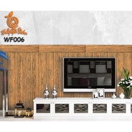 WALLPAPER BRICK FOAM WOOD 3D WOOD 70 X 70 CM