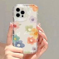 Good case Oil painting flower Case Compatible for Samsung Galaxy A55 5G S23 ultra A50 A34 A54 A14 A53 A22 A71 A10S A32 A12 A04 A50s A51 A31 A21S A20S A30s A04E A52s A04s A23 A52 A03 A20 A13 A11 A03s A30 TPU Transparent AirBag Phone Case Soft Protective Co