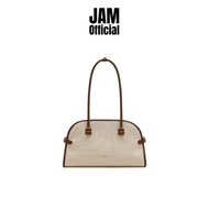 JAM | MUVA - Classic Bowling - กระเป๋าสะพายข้าง หนังวัว/หนังกลับ/แคนวาส ทรงโบว์ลิ่ง