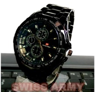 Jam Tangan Swiss Army Pria Fashion/Analog Style/Fashion Casual Terbaru Strap Stainless Steel Anti Ka