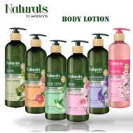 Naturals by Watsons Watson Body / Gel Lotion 490ml - Argan/Olive/Blood Orange/Prestige Rose/Cherry B