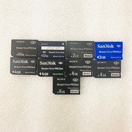 Memory Stick Pro Duo 32MB/ 512MB/ 2GB/ 4GB/ 8GB Memory Card SD Card Micro SD Card