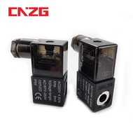 Pneumatic Air Solenoid Valve Coil Black DC12V DC24V AC110V AC220V For 4v210-08 2v025