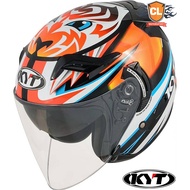 KYT Helmet Venom Open Face - AXEL BASANI HARIMAU (Double Visor) L / 2XL