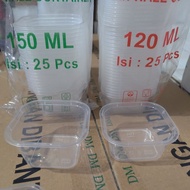 Thin Wall DM SQ 120 ML and 150 ML contains 25 Pcs