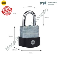 Yale Y127B 45mm Padlock Classic Series Outdoor Boron Shakle