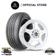 [Package Set] New Sport Rim SPOON SW388 15 inch 15x7 4x100 ET35 with New FARROAD Tyre Mr Wheel