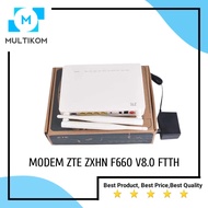 ONT ZTE GPON ZXHN F660 V8 BARU + ADAPTOR