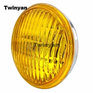 Motorcycle 4.5" Headlight Glass Clear H4 Socket Head Lights Lamp Fit for Harley Headlight models Fog