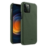 IPHONE 真皮頭層牛皮手機殼  iPhone 11  深綠色