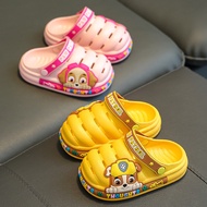 A-6💝Paw Patrol Children's Slippers Summer Boys Cartoon Cute Non-Slip Boys Sandals Little Kids Baby Baby Hole Shoes LANQ