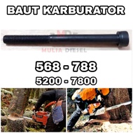 Carburetor Bolt Carburetor Chainsaw Mini 5200 5800 M5 x 60