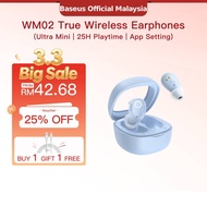 Baseus WM02 TWS Earphones Bluetooth 5.3 Wireless Earbuds With Touch Control Noise Cancelling Touch C