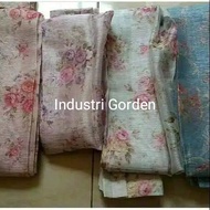 Vitras daleman gorden shabby motif  bunga Import korden hordeng gordeng gorden korden jendela dan pi