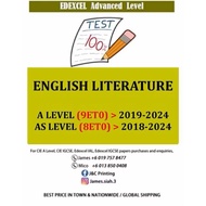 EDEXCEL Advanced Level (A Level) PAST PAPERS ENGLISH LITERATURE (8ET0/9ET0)