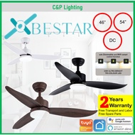 (Installation Promo) NEW Bestar Razor 46" / 54" Smart Wifi DC 3 Blades Ceiling Fan with Tri-color Dimmable LED