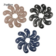 [szlztmy3] 9x Iron Cover Case Lightweight Embroidered Number Iron Head Covers Club