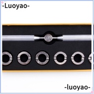 LUOYAO1 Watch  Opener, Silver Metal Watch Back  Opener, Opener Kit 5537 Model Watch Repair Tool Home