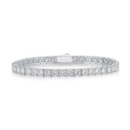 S925 Silver Moissanite Tennis Bracelet Bracelet Silver Gold-Plated Bracelet