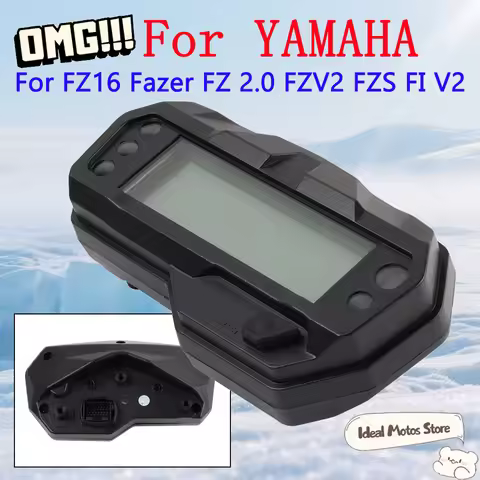 For Yamaha FZ16 Fazer FZ2.0 FZV2 FZS FI V2 New Motorcycle Digital Speedometer Tachometer RPM Gauge H
