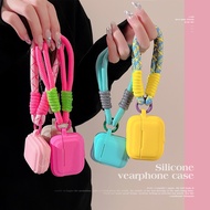 Airpods airpodsPro3 case Dopamine Contrast Color Lanyard airpods Protective case Suitable for Airpod
