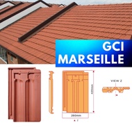 GCI EAGLE Marseille M Natural Red Main Roof Tiles Clay Roofing Atap Genting Tanah Liat Butterfly Com