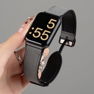 สายนาฬิกาสปอร์ตผ้ากำมะหยี่แท้สำหรับ Xiaomi Mi Band 9 pro 8 pro 7 Redmi Watch 5 ฤดูใบไม้ร่วง/ฤดูหนาว 