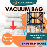 [SG Seller] Vacuum Storage Bag Vacuum Pump Space Saving Travel Essentials Compression Closet Cupboard Organizer