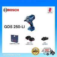 BOSCH 18V Cordless Impact Wrench GDS 250-LI Professional Set ( 0 601 9G6 1L0 )