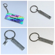 Drive safe / car / motorcycle keychain