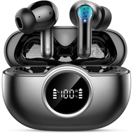 Wireless Earbuds, 2025 Bluetooth 5.4 Headphone 3D Bass Hi-Fi Stereo Ear Buds, 4 ENC Noise Cancelling