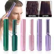 Trade D Portable Hair Comb – Upgrade Your Look with a Wireless 2-in-1 Straightener & Curler