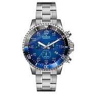 Edox Chronorally-S Watch blue/black/stainless steel ED10227-3NBUM-BUBN