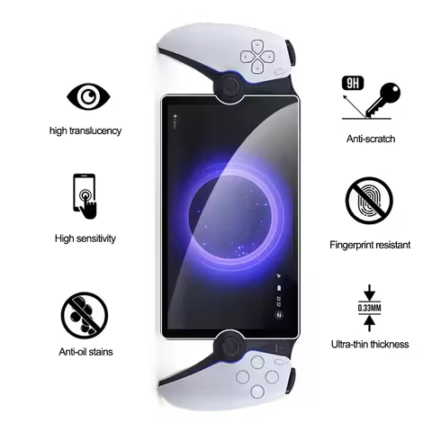 Tempered Glass Film 0.33mm Ultra Clear Screen Protection Film Anti-Scratch Protective Film for PS5 P